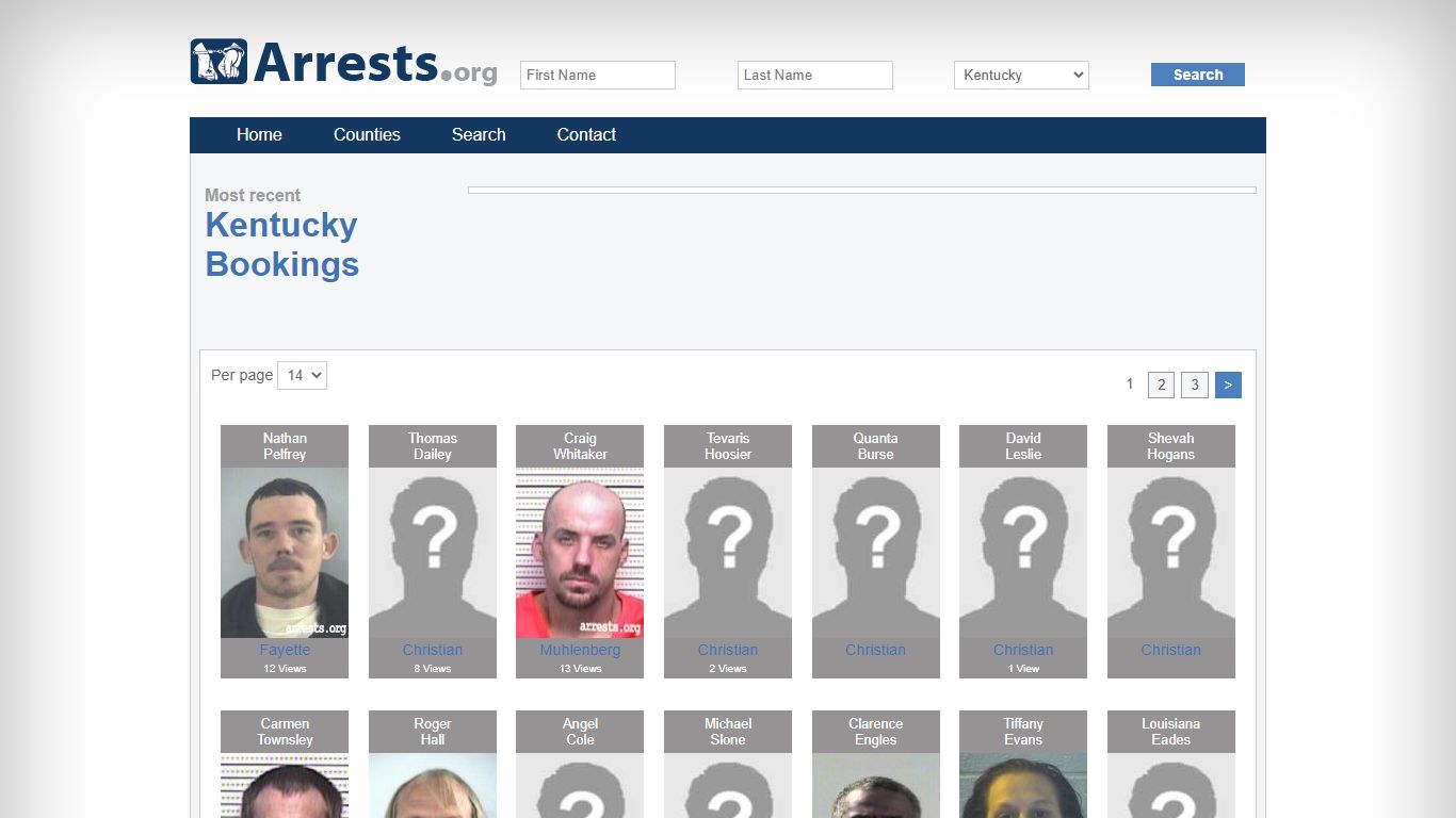 Kentucky Arrests and Inmate Search